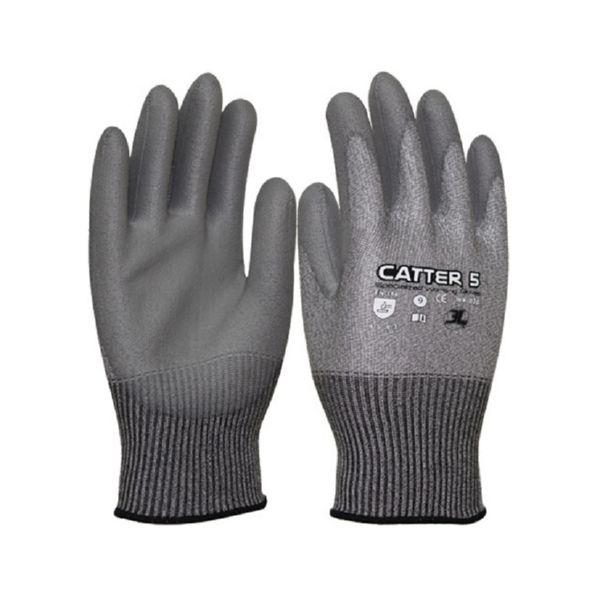 Guante anticorte poliester con poliuretano talla 9