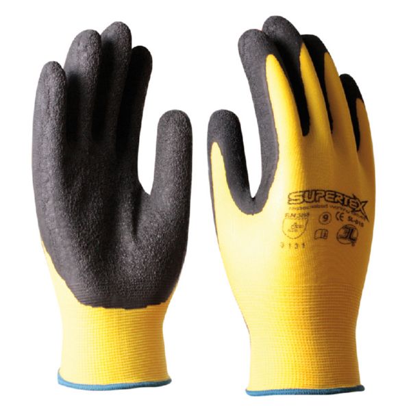 Guante nilón con latex natural T/8