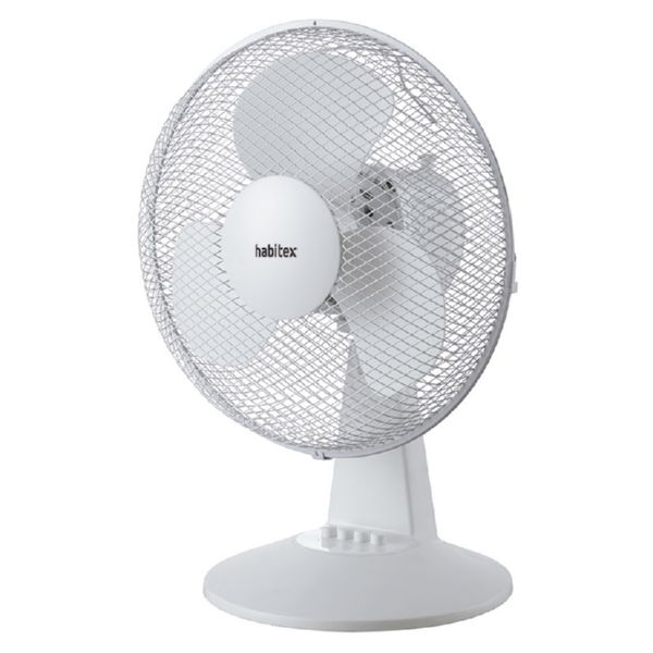 Ventilador de sobremesa. Mod. S30. Blanco.